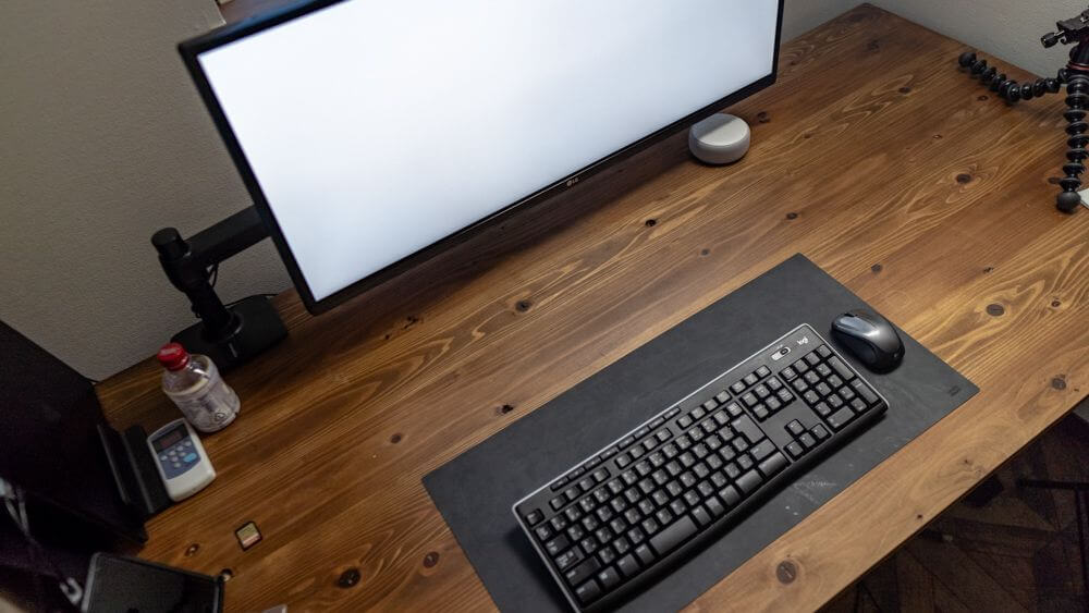 通常のモニターの位置